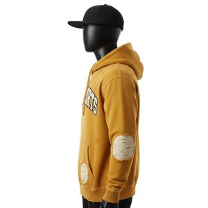 Sudadera con Capucha para Hombre, Algodón de Alta Calidad, Felpa de 320 GSM, Sensación Suave, Estilo Urbano, Acabado Desgastado, Sudadera Básica Personalizada con Relieve - Product Image 5