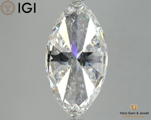 4.00 CT Lab Grown Marquise Diamond 16.36mm with IGI Certificate สำหรับ VVS2เครื่องประดับ - Product Image 3