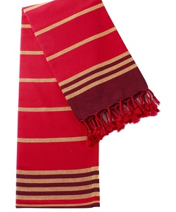 Toalla de Playa Pestemal a Rayas de Color Pastel, con Borlas, Suave al Tacto, Flexible, Absorbente, de Secado Rápido, Ecológica, 100% Algodón - Product Image 5