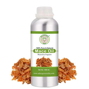Aceite esencial de maza Natural puro a granel al por mayor 100% vapor destilado grado terapéutico Myristica Fragrans aceite para aromaterapia - Product Image 1