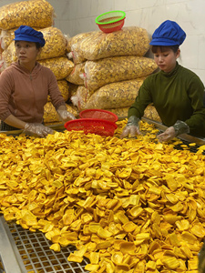 ชิปขนุนแห้งกรอบแบบพรีเมี่ยมน้ำตาลต่ำรสขนมเพื่อสุขภาพ - Product Image 3