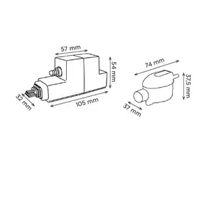Pompe de vidange de condensation Sanitrit Sanicondens Clim Mini pour climatiseurs, pièce de climatiseur - Product Image 2