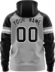 Sudadera con capucha personalizada del equipo con nombre personalizado, número y logotipo del equipo bordado, perfecta para deportes y eventos grupales - Product Image 2