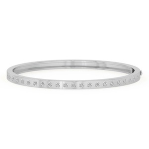 Brazalete Abrible de Diamantes Cultivados en Laboratorio, Clásico, Redondo y Brillante, en Oro Sólido de 14K, 1 Ct Tw, Regalo para Ella Hoy - Product Image 2