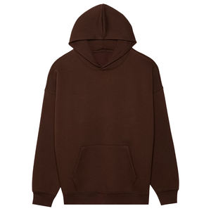 Sudadera con capucha OEM ODM unisex, jersey de lana suave, producción a granel, de algodón teñido liso bordado de gran tamaño - Product Image 3