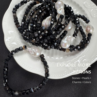 Bracelet en cristal en gros, or 14 carats, perle d'eau douce, bracelet en perles naturelles irrégulières, en gros, comme cadeau