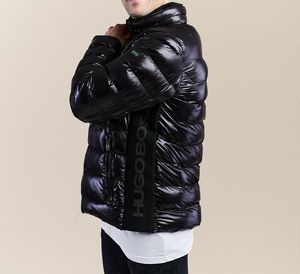 Chaqueta acolchada cortavientos corta de invierno personalizada para hombre, chaqueta acolchada con capucha para hombre - Product Image 5