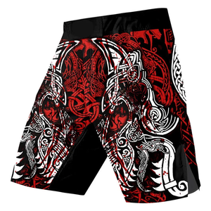 Pantalones Cortos de MMA Personalizados con Impresión OEM, Múltiples Opciones de Diseño, Tejido Elástico en 4 Direcciones, Cintura con Velcro Seguro, Pantalones Cortos de MMA en Oferta - Product Image 3