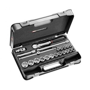 ชุดซ็อกเก็ต 6 จุด ขนาด 1/2 นิ้ว ยี่ห้อ Facom จำนวน 22 ชิ้น ประเภทสินค้า ซ็อกเก็ต - Product Image 1