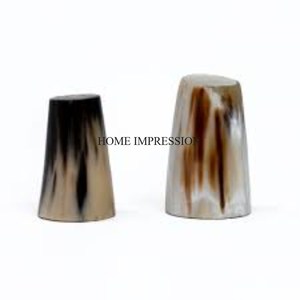 Centro de mesa de comedor de aspecto elegante único, juego de molinillo de sal y pimienta con acabado esmaltado de diseñador atractivo para condimentar alimentos - Product Image 6