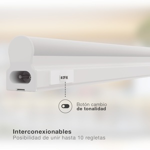 Regleta LED T5 con interruptor 8W CCT 4000-6000K 600mm. (GSC 203800080) - Product Image 5