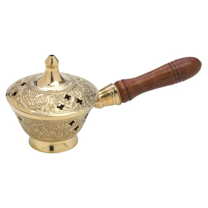 Quemador de Incienso Artesanal para Bakhoor, Decoración Espiritual para el Hogar, Regalos de Fragancia, Diseño para Meditación, por Ambience Lifestyle - Product Image 4