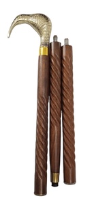 เดินเดิน - Spyglass Steampunk อุปกรณ์เสริมแกะสลักทองเหลืองกล้องโทรทรรศน์หัวพับไม้เดินสําหรับ Unisex - Product Image 3