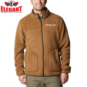 Custom Made Warm Winter Wear <b>Sherpa</b> <b>Fleece</b> Lining Jacket Good Quality <b>Men</b> Wear <b>Sherpa</b> <b>Fleece</b> Lining Jacket by Elegant Sports - Product Image 2
