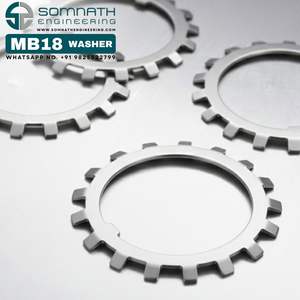 Rondelle de blocage de haute qualité MB18 pour écrous de blocage métriques KM18     MB01 à MB40 Accessoire de roulement Rondelle de blocage - Product Image 2
