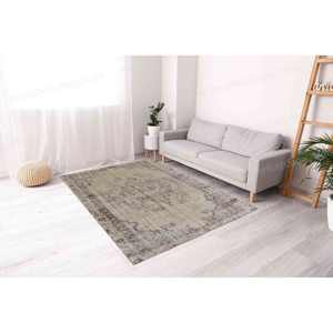 Vintage Style Printed <b>Rug</b>, Turkish Chenille Floral Design, Machine <b>Washable</b> <b>Kitchen</b> <b>Rug</b>,Chenille <b>Rug</b> - Product Image 5