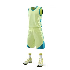 Vente en gros en stock, ensembles de basket-ball personnalisés pour hommes, uniformes, vêtements de sport respirants, maillot de basket-ball pour jeunes - Product Image 4