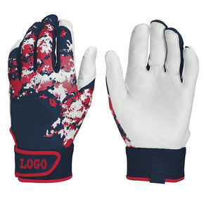 ถุงมือเล่นเบสบอลถุงมือเล่นกีฬาสำหรับทีมฝึกทนทานถุงมือหนังใส่สบาย - Product Image 1