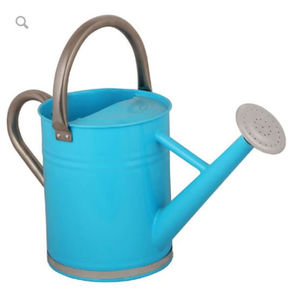 Plantes à fleurs arrosoir galvanisé enduit de poudre couleur rouge extérieur taille moyenne bidon d'eau en étain au prix le plus bas - Product Image 4