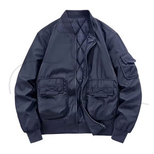 Nouvelle arrivée Veste décontractée pour homme, printemps, fine, col montant, logo sur le devant, coupe-vent, imperméable, sur mesure, haute qualité, fermeture éclair - Product Image 1