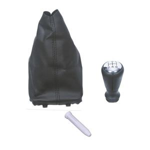 Peugeot 206 Gear <b>Shift</b> Boot and 5-Speed <b>Knob</b> 2001-2008 Car Accessory Made in Turkey - Product Image 1
