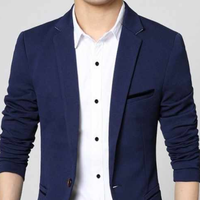 Costumes pour hommes coupe ajustée 2 pièces blazer croisé smoking pour bal de promo de mariage ensemble veste et pantalon à simple boutonnage