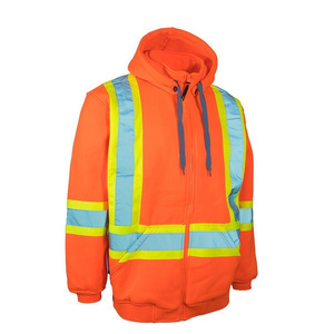Hot Selling Reflective Safety Clothing Detachable Hood for Improved Visibility Hi Vis Long Sleeve - Product Image 1