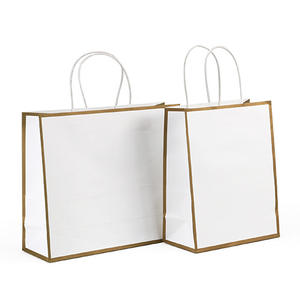 Service OEM Sac en papier biodégradable à poignée en papier kraft à longueur d'épaule pour les affaires et les achats à usage industriel - Product Image 3