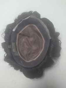 Autrichien Taz Hair Bangladesh Perruque de toupet de cheveux humains mono de qualité supérieure avec corps naturel et styles de vagues profondes Prothesis - Product Image 6