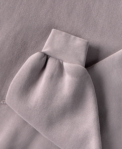 เสื้อฮู้ดดี้ผู้หญิงถักนิตติ้ง ผ้าฝ้าย 100% หนัก 300GSM สไตล์วินเทอร์ Y2K ทรงไหล่ตก ป้องกันขนร่วง คุณภาพสูง ปรับแต่งด้านหน้าได้ - Product Image 3