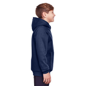 Vente en gros d'usine OEM Impression numérique de logo personnalisé de haute qualité 100% coton Sweats à capuche pour garçons Hiver Motif solide Poche - Product Image 3