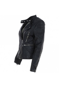 Manteau long en tricot marron pour femmes, veste de motard, imperméable, vente en gros, fabricant direct du Pakistan - Product Image 6