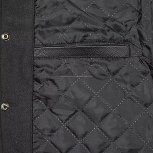 Vestes universitaires personnalisées, vestes de baseball, vestes en laine et en cuir, vestes en coton et en cuir, vestes en laine et en cuir résistantes au vent et à la chaleur, col montant, taille, logo - Product Image 3