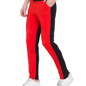 Pantalones de algodón de lona con patrón recto de cintura alta personalizados, ropa de calle de gran tamaño para hombre, informal para la temporada de primavera al mejor precio - Product Image 5
