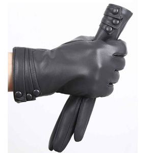Gants de mode en cuir pur imprimés avec logo et taille personnalisée Nouvelle arrivée de gants de mode en cuir pour l'hiver - Product Image 2
