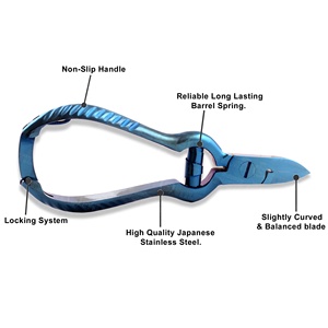 <b>Toe</b> Cuticle Nipper Factory Direct Supply Professional Sharp Stainless Steel Pedicure Tool Wholesale Manufacturer OEM ODM Bulk - Product Image 3