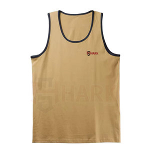เสื้อกล้ามสำหรับยิมของผู้ชายชุดออกกำลังกายถักแบบลำลองระบายอากาศ - Product Image 3