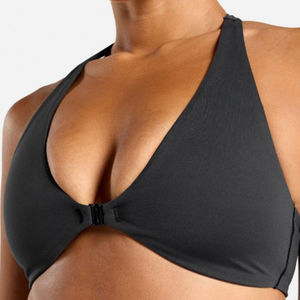 Sujetador Deportivo de Yoga Transpirable y de Alta Sujeción para Mujer, Material de Algodón y Elastano, Logotipo Frontal, Ropa Deportiva para Gimnasio, Fitness y Running - Product Image 5