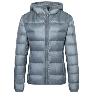 <b>Women's</b> Lightweight Insulated Baffle Quilted Jacket With Zipped Pockets Quilted puffy cozy puffer Jacket - Product Image 3