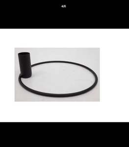 Support de bougie moderne de luxe de couleur noire, finition noire mate, personnalisé, nouvelle arrivée, en fer, décoration d'intérieur - Product Image 4