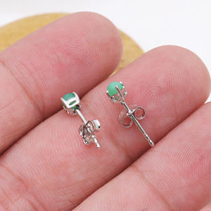 ขายส่ง925เงินสเตอร์ลิงต่างหูจี้ผู้หญิงกับอินเทรนด์พลอยคาลซิโดนีธรรมชาติแฮนด์เมดของขวัญพิเศษสำหรับเธอ - Product Image 4