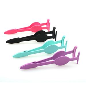 Aplicador de pestañas profesional, de acero inoxidable, Etiqueta Privada, pinzas, tira personalizada - Product Image 2