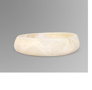 Medium Resin Earth Bowl Shell Bol en résine rose en ligne au meilleur prix Taille personnalisée Contactez-nous pour le taux d'usine - Product Image 3