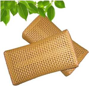 El cojín de ratán natural ligero y transpirable agrega textura orgánica a los interiores rústicos o bohemios minimalistas perfectos - Product Image 6