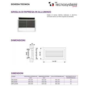 Kit de connexions Tecnosystemi pour PROAIR PACK 4 Zones, pièces pour systèmes CVC à installation rapide avec 125 - Product Image 6