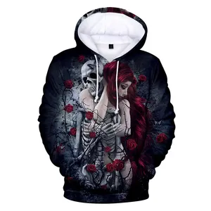 Nuevas sudaderas con capucha personalizadas impresas sólidas de manga larga con capucha personalizada para hombres - Product Image 2