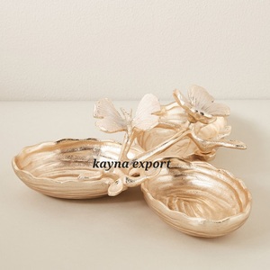 Top Selling Luxury Polished Metal Eco-Friendly Party Dry Fruit Serving Bowl - Product Image 2