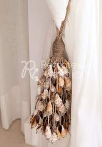 Matériau lourd utilisé fabrication d'embrasses de rideaux perlés, fournisseur et fabrication par réfractex inde fabriqué en I - Product Image 2