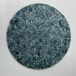 Vente en gros de sets de table ronds en coquille de capiz de Champagne côtier du Vietnam, sets de table en nacre - Product Image 2