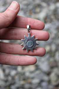 Colgante de labradorita natural hecho a mano plata esterlina 925 44 gramos ligero chapado en oro regalo de joyería Vintage - Product Image 5